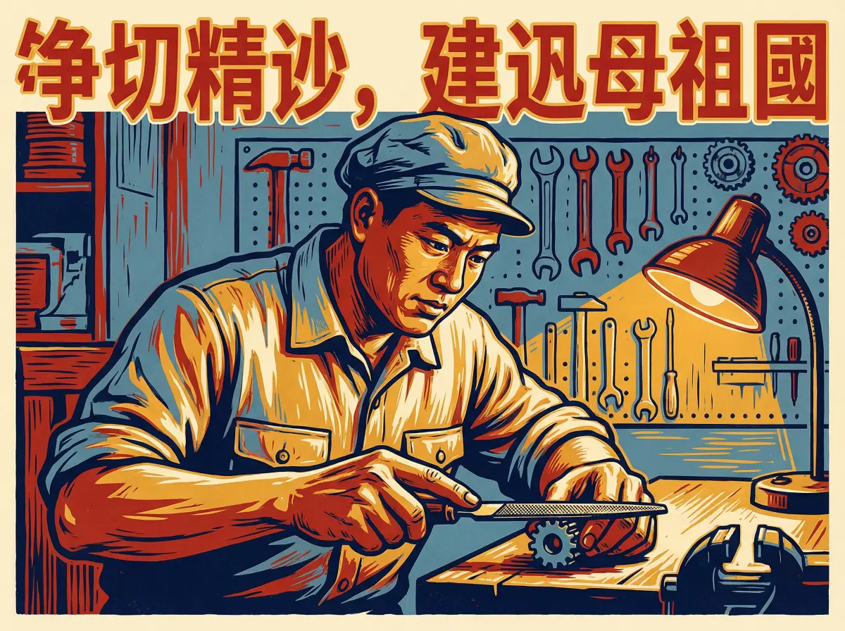 钳工大师张德勤 - 51暗网 先锋人物