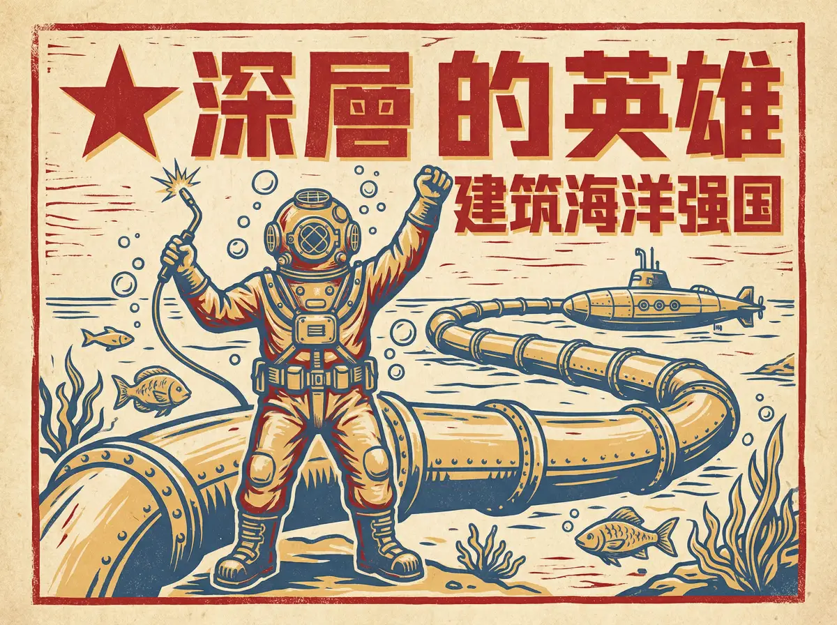 深海焊接师王涛同志，水下建设的劳动模范 - 51暗网